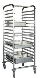 [CH40G] CHARIOT ECHELLE POUR GRILLES - 18/20 GLISSIERES GN2/1