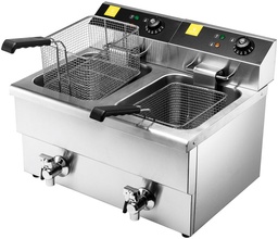 [CFR1E] FRITEUSE ELECTRIQUE 2 X 8L A POSER